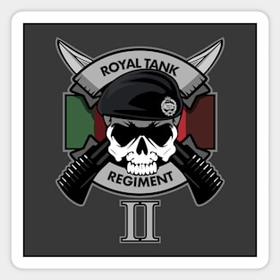 2nd Royal Tank Regiment (Small logo) Magnet